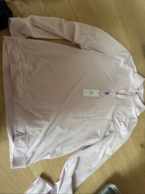 Southern Tide Men's Light Pink Quarter-Zip Long Sleeve